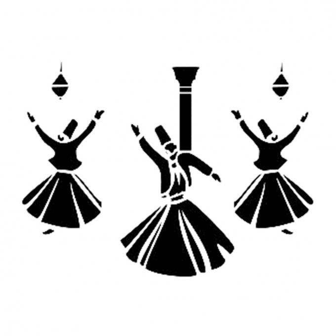 Semazen Motifli Stencil Sablon 15x20cm D951 Ahsap Hobi Market