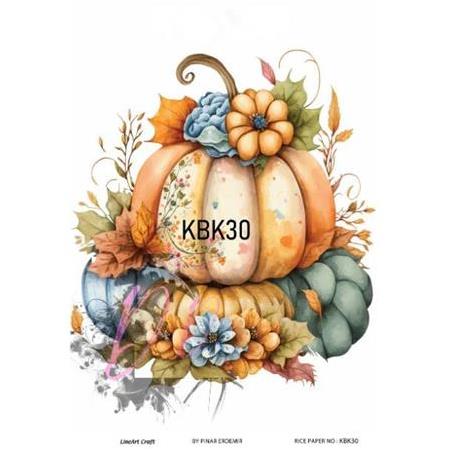 LineArt Kabak Desenli Pirinç Dekopaj - Model : KBK030