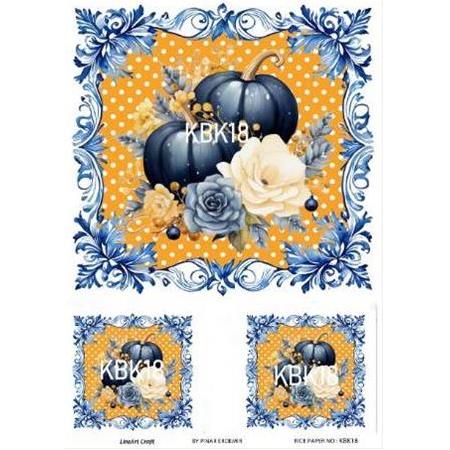 LineArt Kabak Desenli Pirinç Dekopaj - Model : KBK018