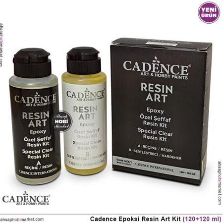 Cadence Epoksi Resin Art - Şeffaf Reçine - 2x120ml