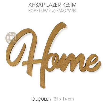 Home Duvar ve Pano Yazısı (21x14cm) 4mm