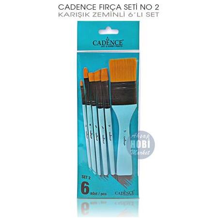 Cadence Karışık Fırça Seti (6 Parça)