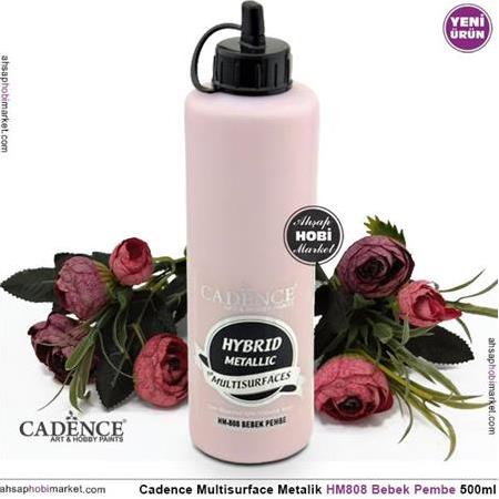 Cadence Multisurface HM817 Antik Kırmızı Metalik 500 ml - Ahşap