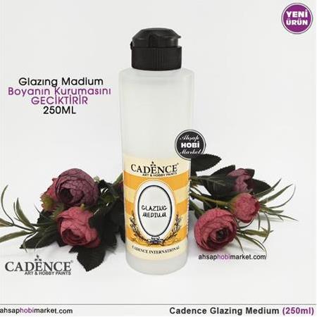 Cadence Glazing Medium 250 ml - Kurumayı Geciktirir