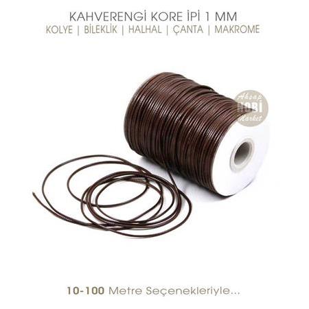 Kahverengi Kore İpi 1 mm