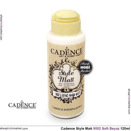 Cadence Style Matt s9002 Soft Beyaz Akrilik Boya 120ml