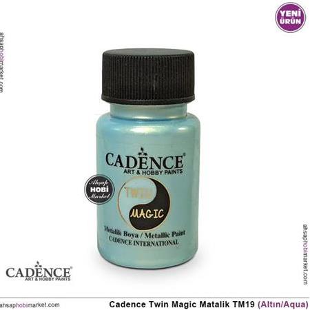 Cadence Twin Magic Altın Aqua No:TM19