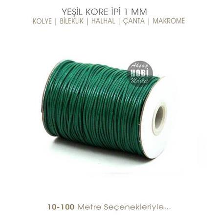 Yeşil Kore İpi 1 mm