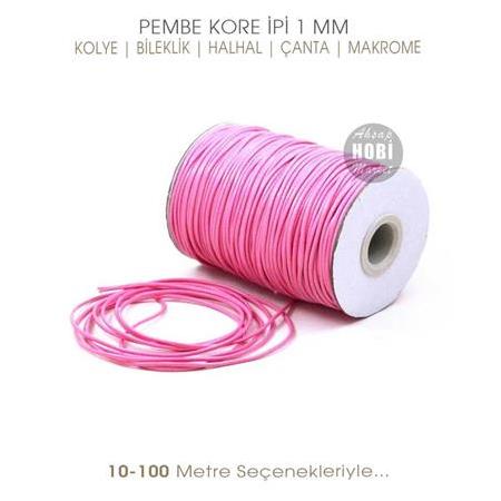 Pembe Kore İpi 1 mm