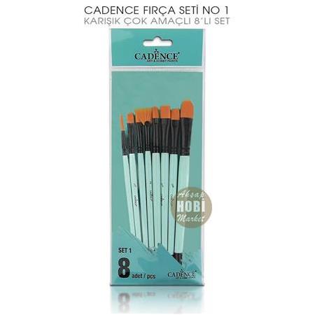 Cadence Karışık Fırça Seti (8 Parça)