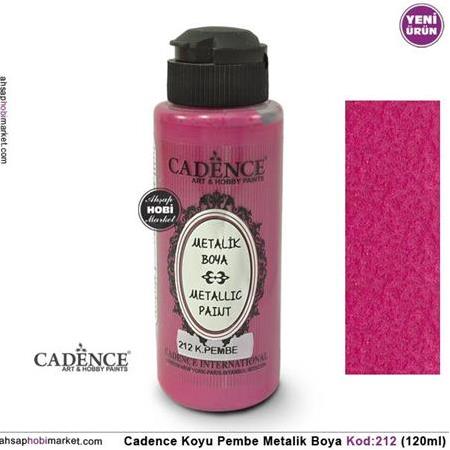 Cadence Metalik Koyu Pembe 212 - 120ml