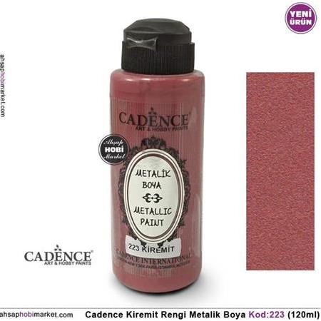 Cadence Metalik Terracotta Kiremit Rengi 223 - 120ml
