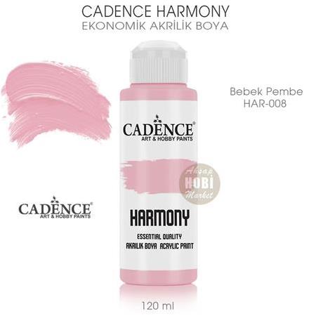 Cadence Harmony Akrilik Boya HAR-008 Bebek Pembe 120 ml