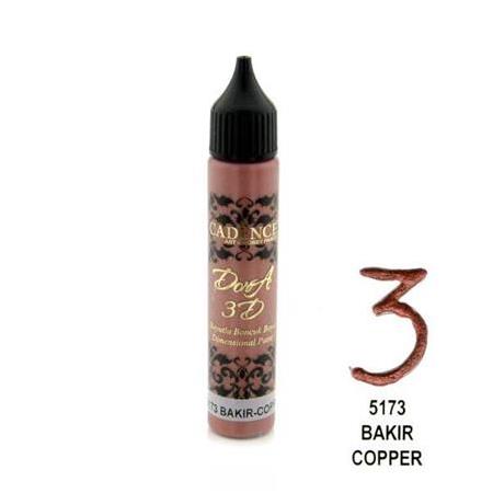 Cadence Boyutlu Boncuk Boya 5173 Bakır