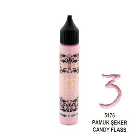 Cadence Boyutlu Boncuk Boya 5176 Pamuk Şekeri