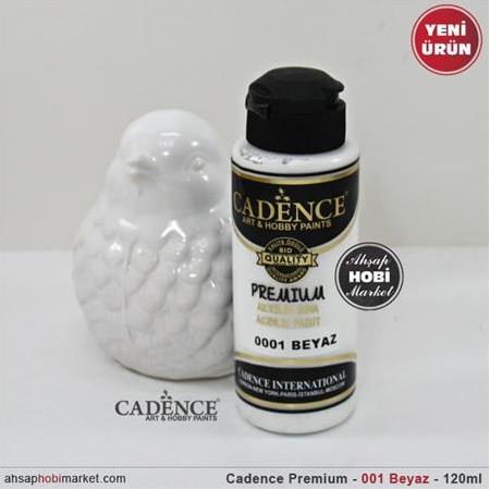 Cadence Premium Standart Beyaz Akrilik Boya 120ml