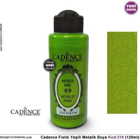 Cadence Metalik Fıstık Yeşili Rengi 219 - 120ml