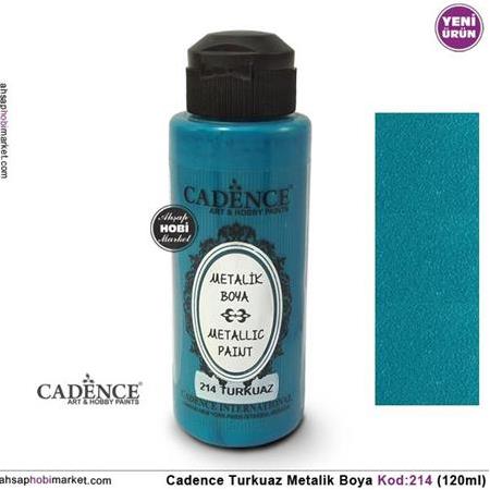 Cadence Metalik Turkuaz Rengi 214 - 120ml