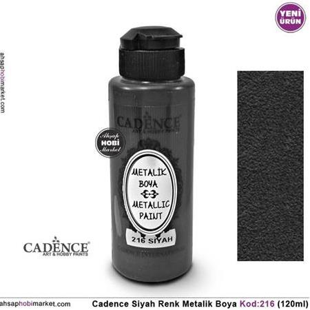 Cadence Metalik Siyah Renk 216 - 120ml