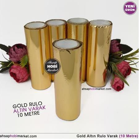 Altın Gold Rulo Varak - 10 Metre