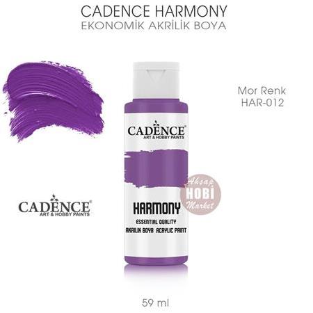 Cadence Harmony Akrilik Boya HAR-012 Mor Renk 59 ml