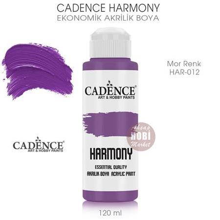 Cadence Harmony Akrilik Boya HAR-012 Mor Renk 120 ml