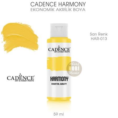 Cadence Harmony Akrilik Boya HAR-013 Sarı Renk 59 ml