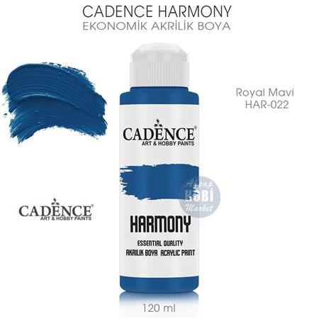 Cadence Harmony Akrilik Boya HAR-022 Royal Mavi 120 ml