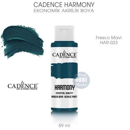 Cadence Harmony Akrilik Boya HAR-023 Fresco Mavi 59 ml