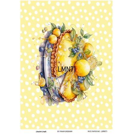 LineArt  Limon Desenli Pirinç Dekopaj - Model : LMN071