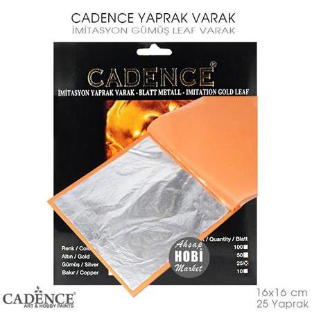 Gümüş Yaprak Varak - Cadence - 25 Yaprak