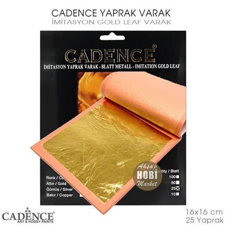 Altın Gold Yaprak Varak - Cadence - 25 Yaprak