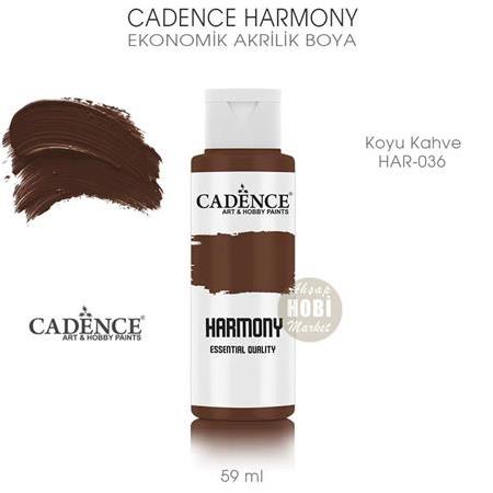Cadence Harmony Akrilik Boya HAR-036 Koyu Kahve 59 ml
