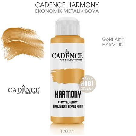 Cadence Harmony Metalik Boya HARM-001 Gold Altın 120 ml