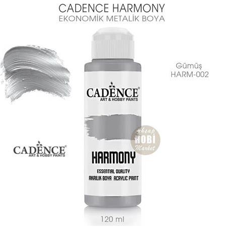 Cadence Harmony Metalik Boya HARM-002 Gümüş 120 ml