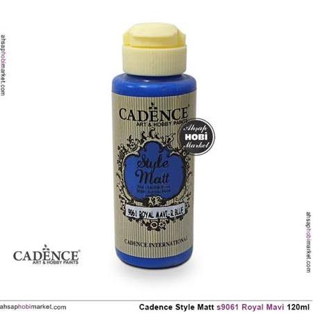Cadence Style Matt s9061 Royal Mavi Akrilik Boya 120ml