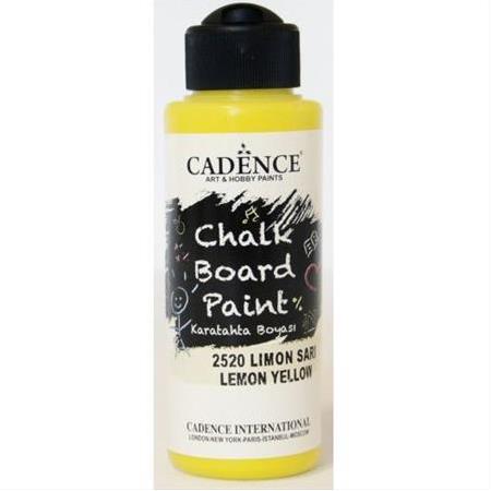 Cadence Limon Sarı Kara Tahta Boyası - Lemon Yellow Chalk - 2520