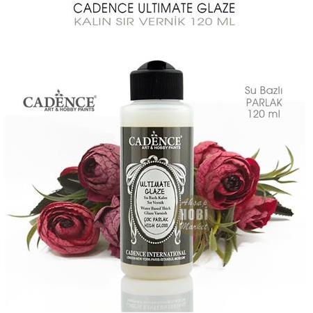Cadence Ultimate Glaze Kalın Sır Vernik Parlak 120 ml