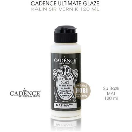 Cadence Ultimate Glaze Kalın Sır Vernik Mat 120 ml