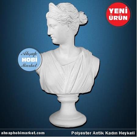 Polyester Venüs Antik Diana Kadın Heykeli