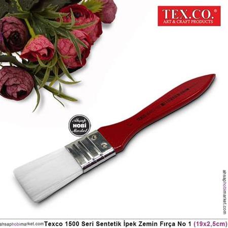 Texco İpek Zemin Boyama Fırçası 1500 Serisi No 1 (19x2,5cm)