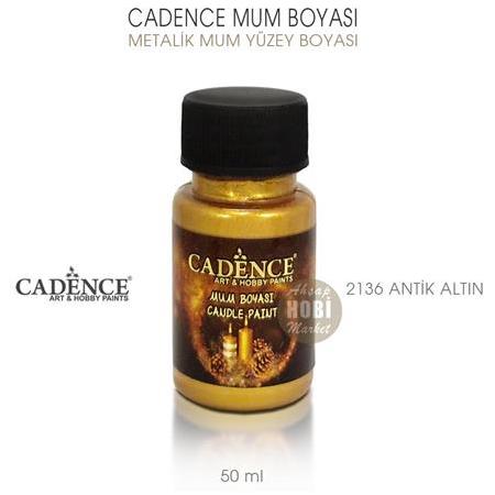 Cadence Metalik Mum Boyası 2150 Antik Altın (50 ml)