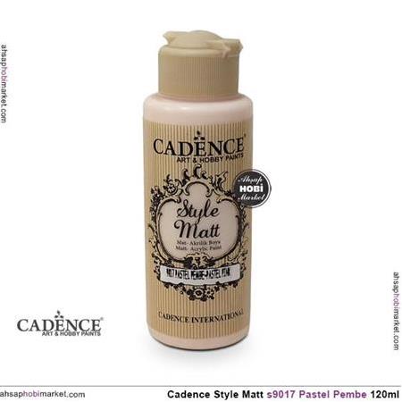 Cadence Style Matt s9017 Pastel Pembe Akrilik Boya 120ml