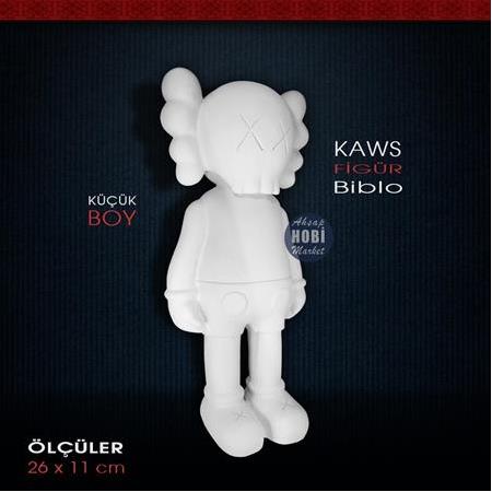 Kaws Figür Heykel Küçük (26x11 cm) Ham Polyester