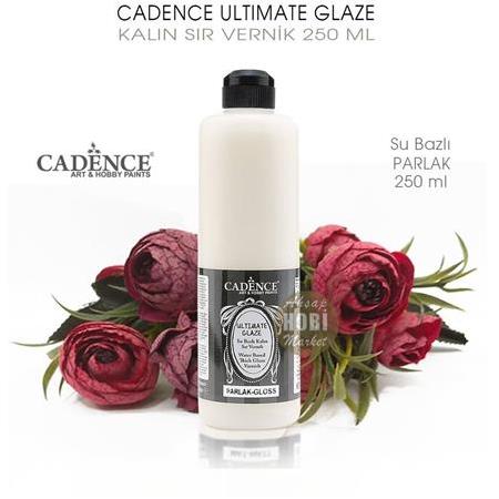 Cadence Ultimate Glaze Kalın Sır Vernik Parlak 250 ml