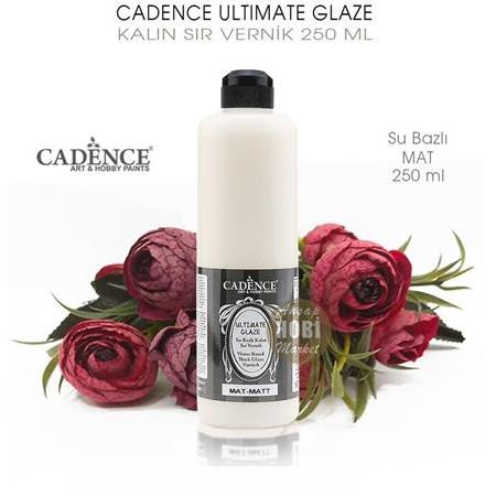 Cadence Ultimate Glaze Kalın Sır Vernik Mat 250 ml