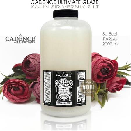Cadence Ultimate Glaze Kalın Sır Vernik Parlak (2000 ml) 2 Litre