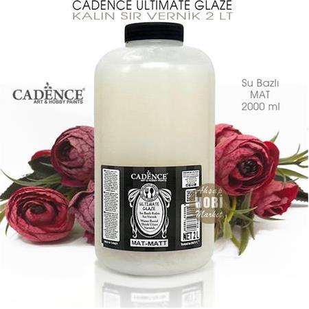 Cadence Ultimate Glaze Kalın Sır Vernik Mat (2000 ml) 2 Litre
