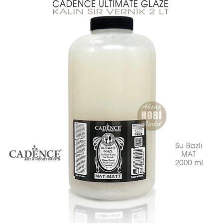Cadence Ultimate Glaze Kalın Sır Vernik Mat (2000 ml) 2 Litre