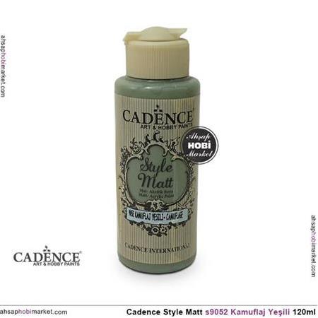 Cadence Style Matt s9052 Kamuflaj Yeşili Akrilik Boya 120ml